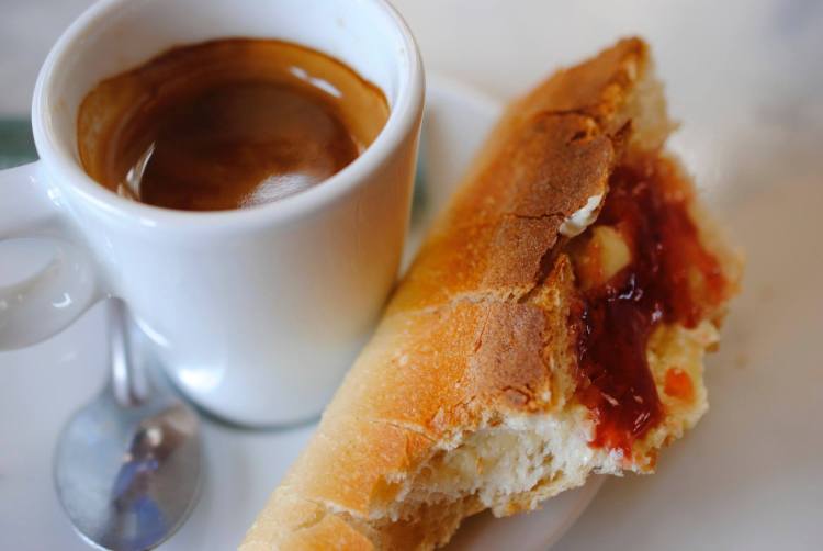 espresso and tartine