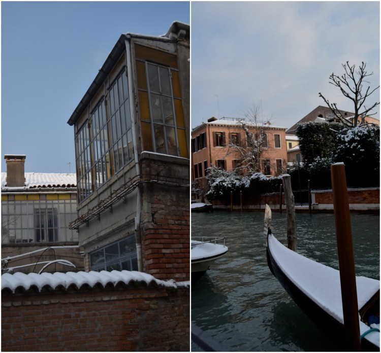 snow in venice