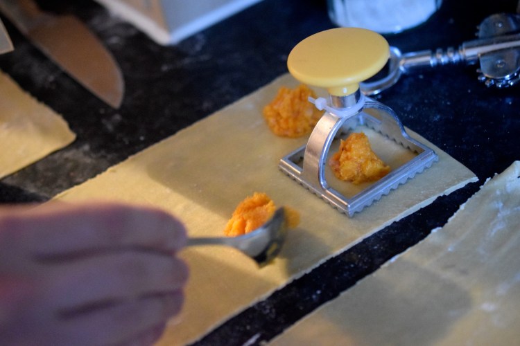 ravioli di zucca e amaretti